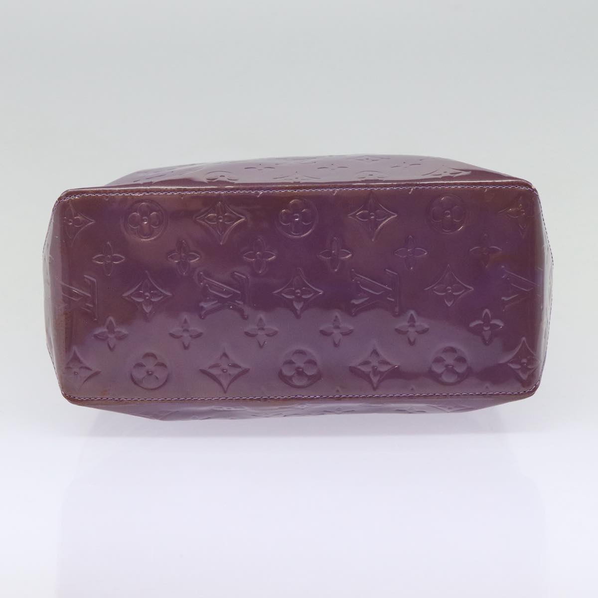 LOUIS VUITTON Monogram Vernis Reade MM Tote Bag Viole M91087 LV 88759