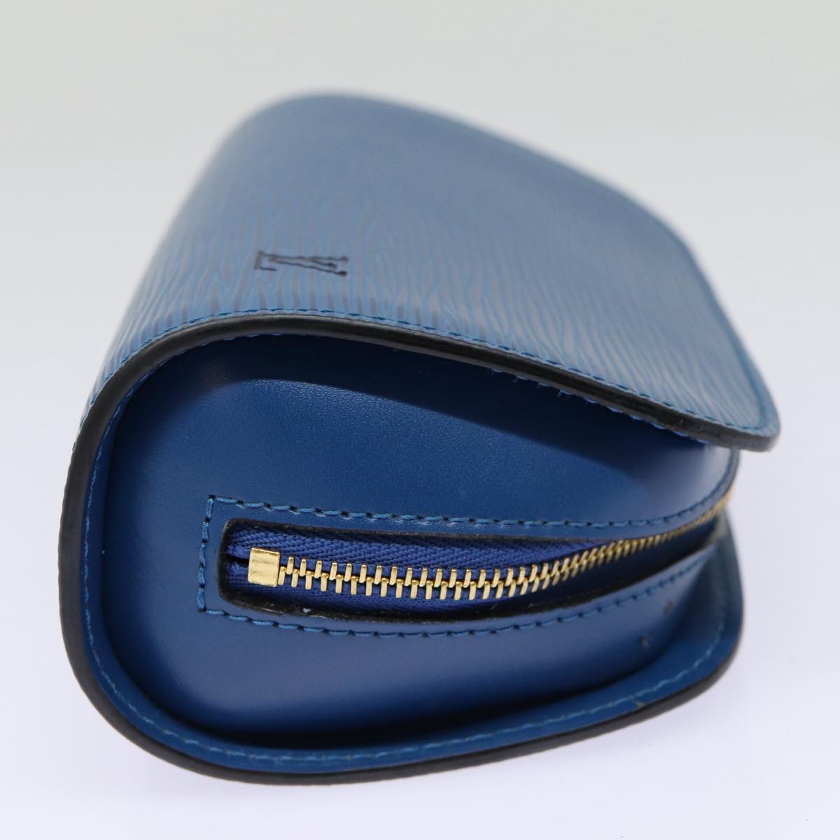 LOUIS VUITTON Epi Dauphine PM Pouch Blue M48445 LV 88777