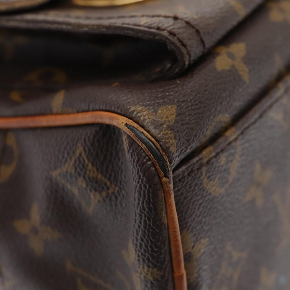 LOUIS VUITTON Monogram Manhattan PM Hand Bag M40026 LV 88790
