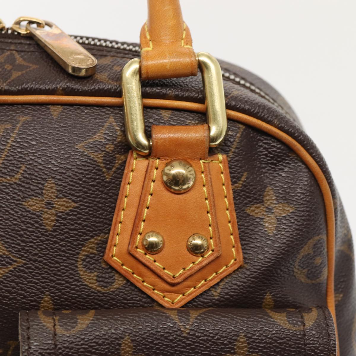 LOUIS VUITTON Monogram Manhattan PM Hand Bag M40026 LV 88790