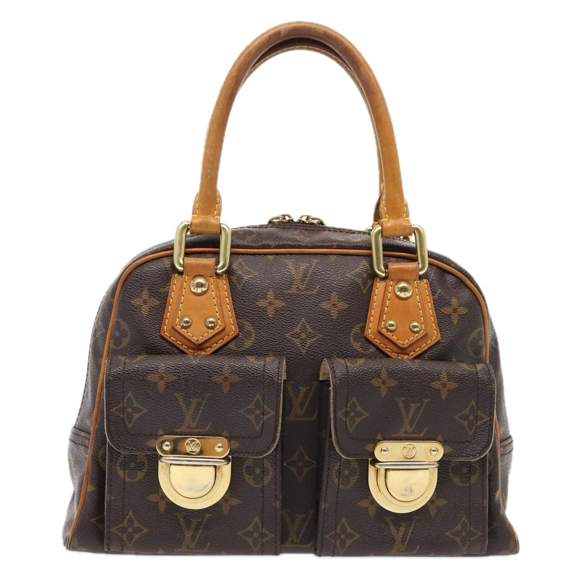LOUIS VUITTON Monogram Manhattan PM Hand Bag M40026 LV 88790