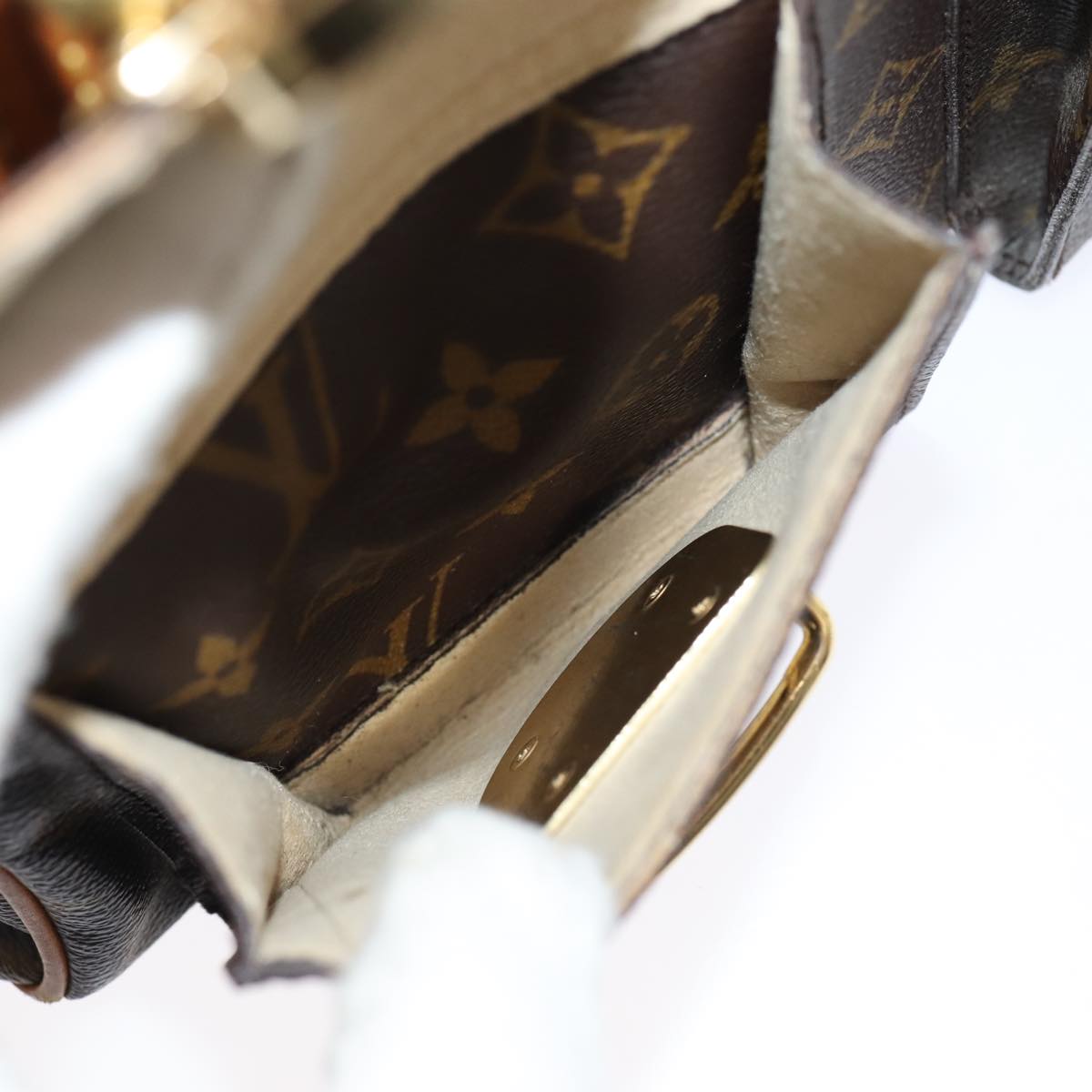 LOUIS VUITTON Monogram Manhattan PM Hand Bag M40026 LV 88790