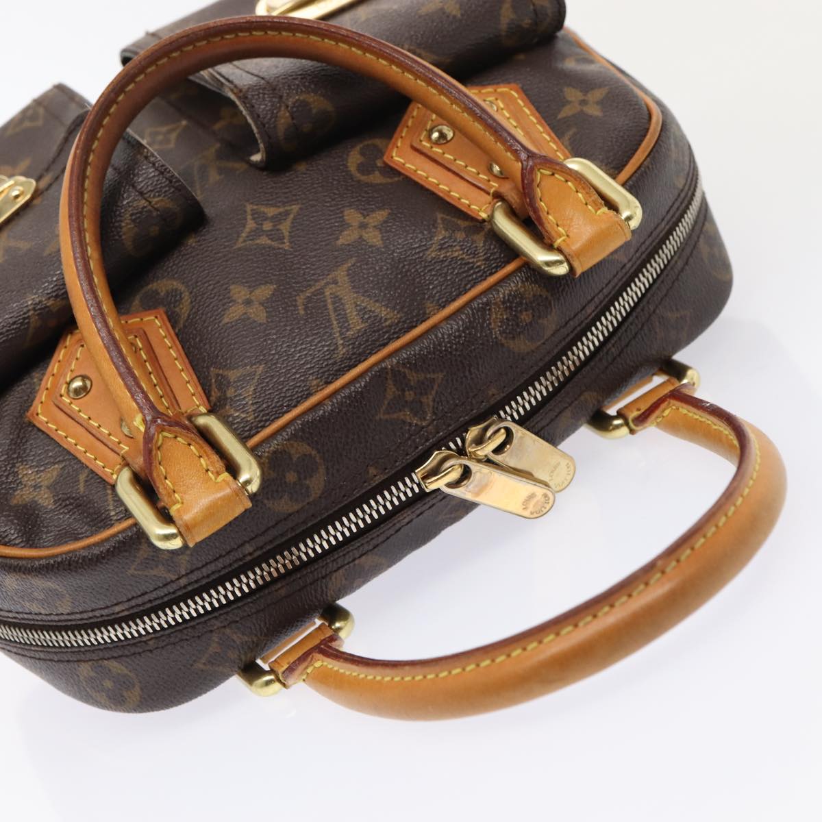 LOUIS VUITTON Monogram Manhattan PM Hand Bag M40026 LV 88790