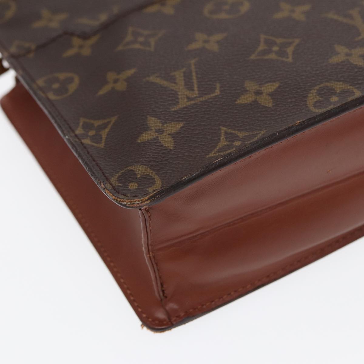 LOUIS VUITTON Monogram Pochette Homme Clutch Bag M51795 LV 88798