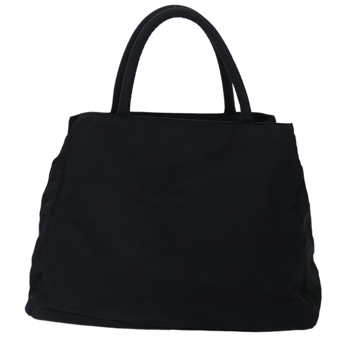 Luxury Prada Hand Bag Nylon Black Silver  88803