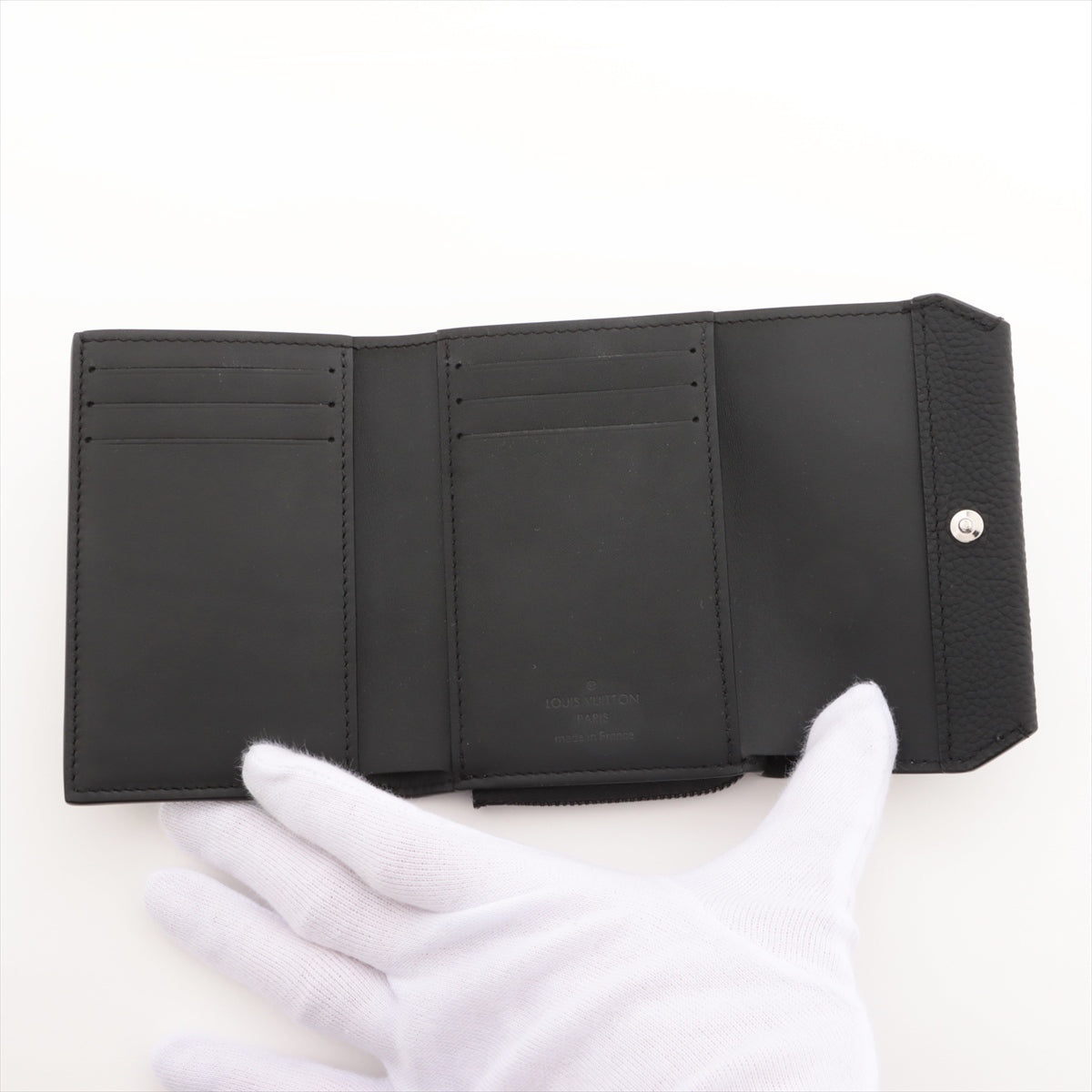 Louis Vuitton LV Aerogram Portfolio Pilot M81740 Noneir Compact Wallet