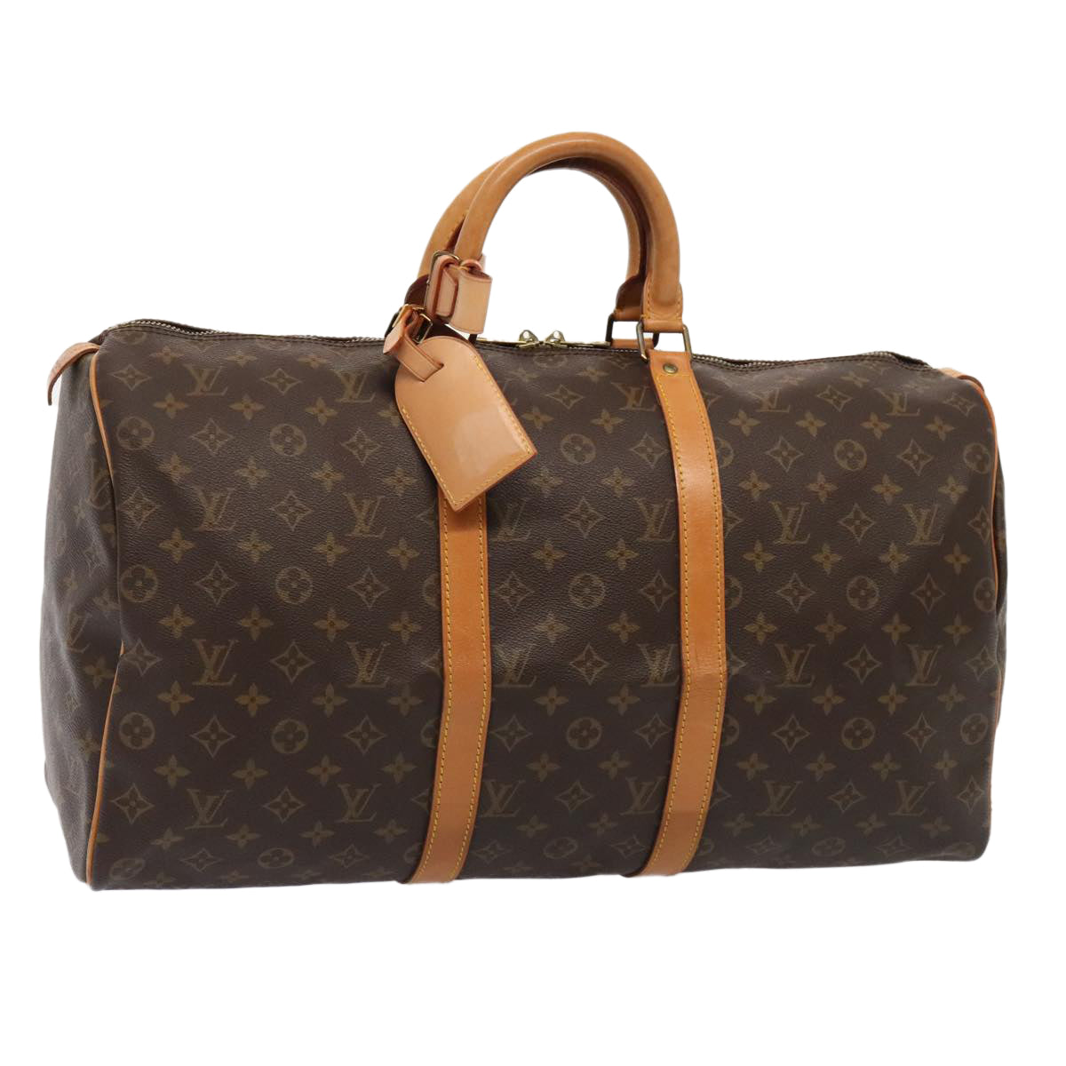 LOUIS VUITTON Monogram Keepall 50 Boston Bag M41426 LV 88842