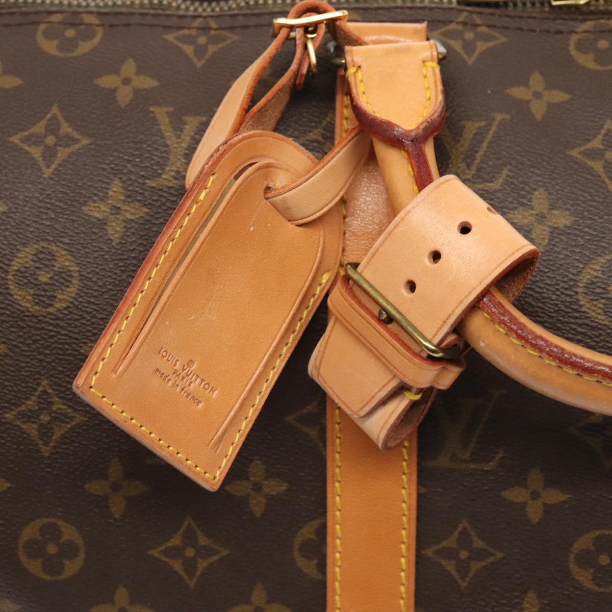LOUIS VUITTON Monogram Keepall 50 Boston Bag M41426 LV 88842