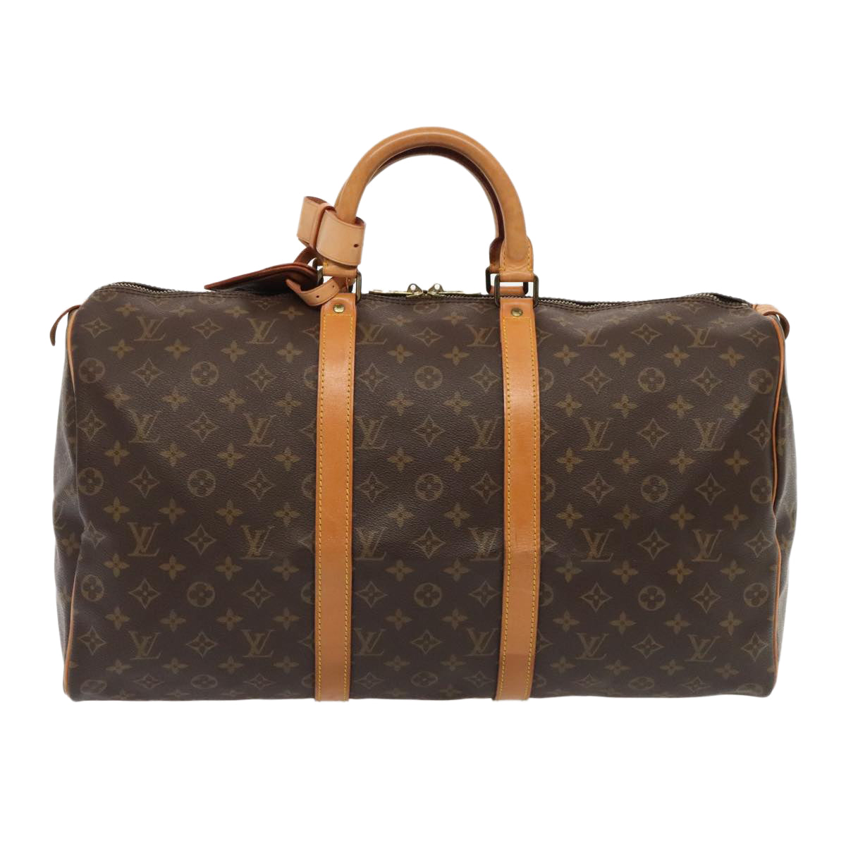 LOUIS VUITTON Monogram Keepall 50 Boston Bag M41426 LV 88842