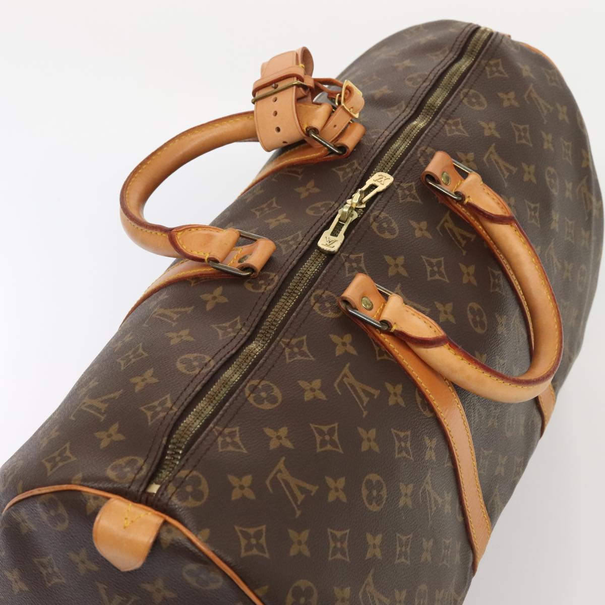 LOUIS VUITTON Monogram Keepall 50 Boston Bag M41426 LV 88842