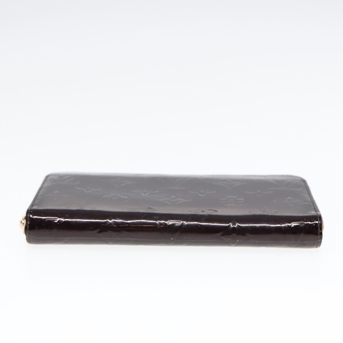 LOUIS VUITTON Monogram Vernis Zippy Wallet Wallet Amarante M93522 LV 88860