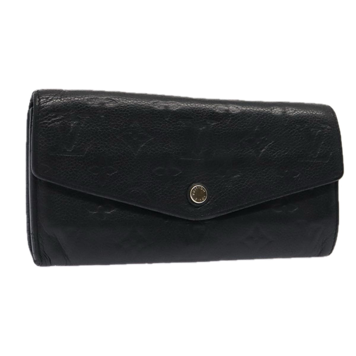 LOUIS VUITTON Empreinte Portefeuille Curieuse Wallet Black M60287 LV 88862