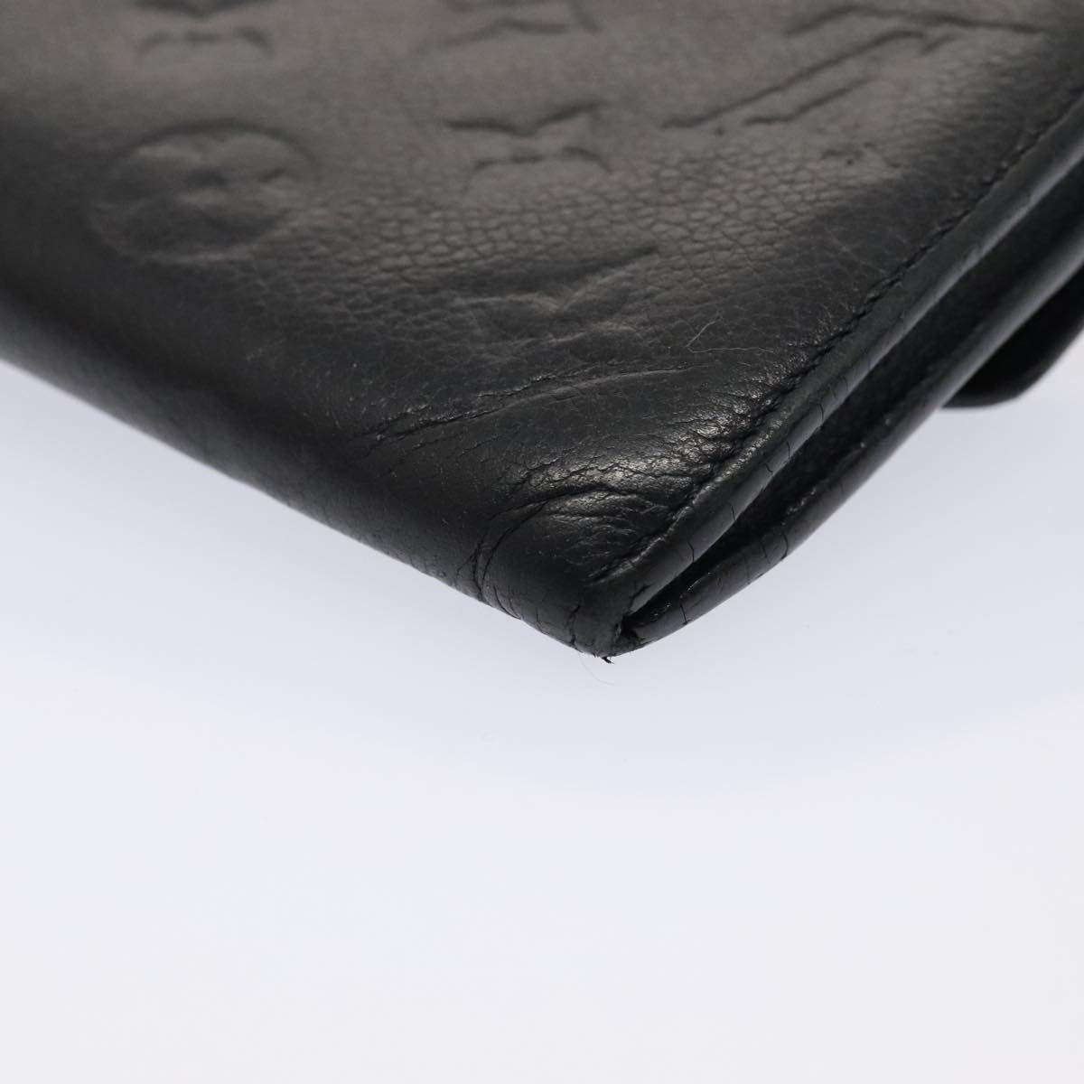 LOUIS VUITTON Empreinte Portefeuille Curieuse Wallet Black M60287 LV 88862