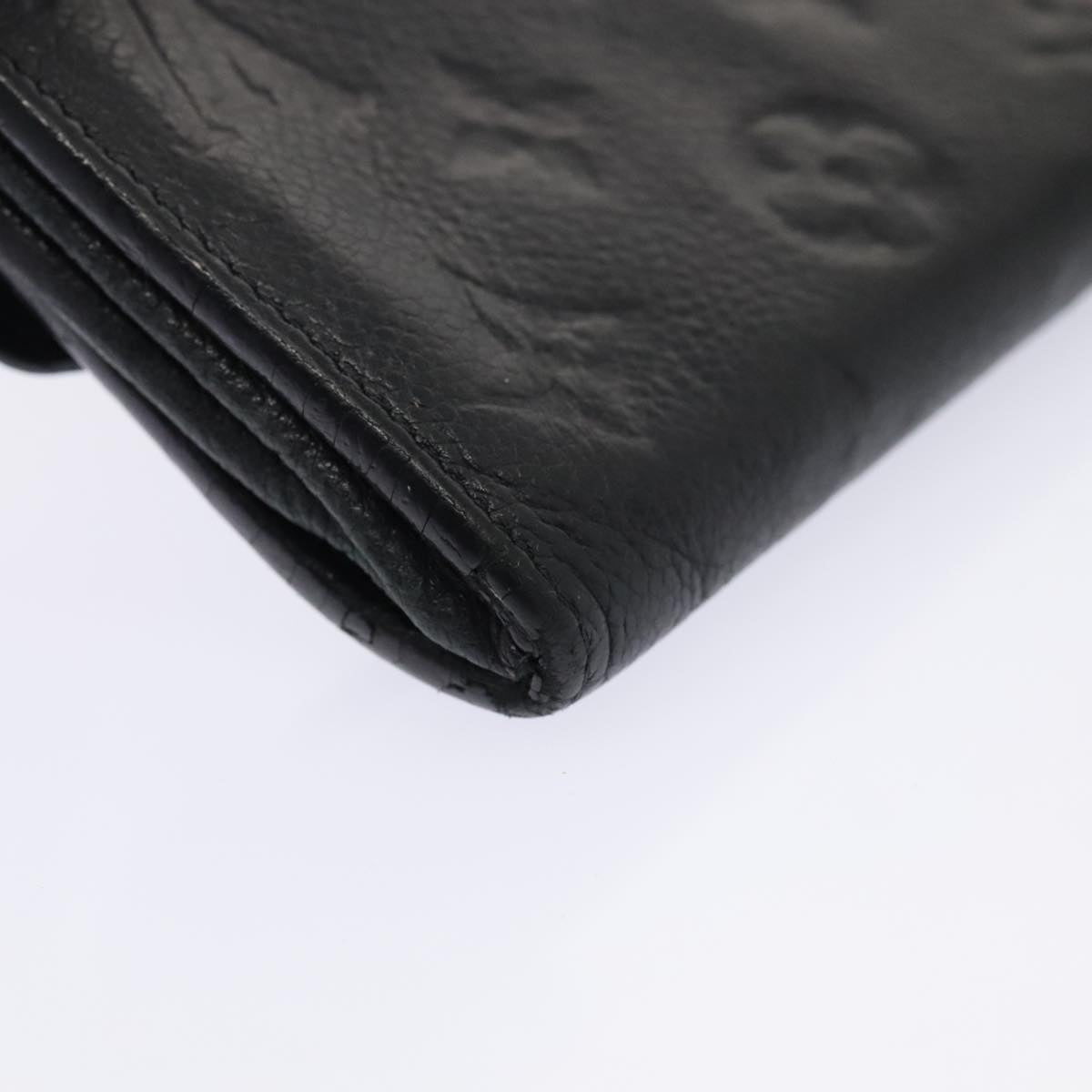 LOUIS VUITTON Empreinte Portefeuille Curieuse Wallet Black M60287 LV 88862