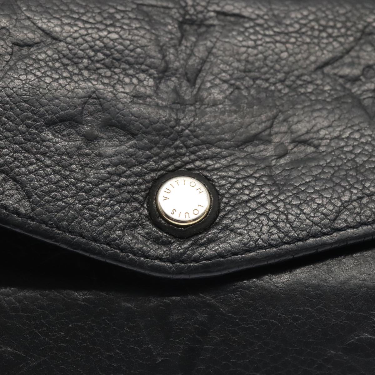 LOUIS VUITTON Empreinte Portefeuille Curieuse Wallet Black M60287 LV 88862