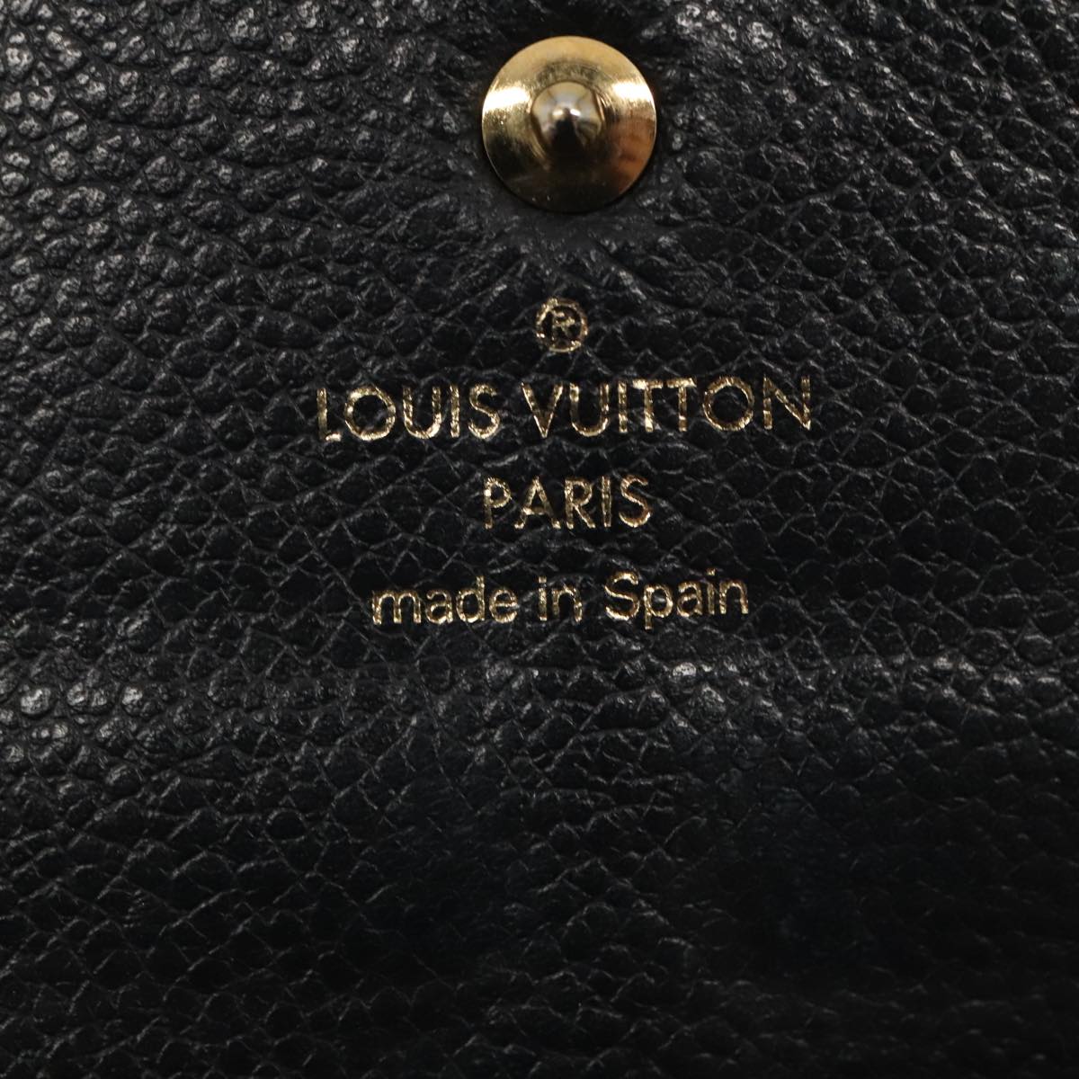 LOUIS VUITTON Empreinte Portefeuille Curieuse Wallet Black M60287 LV 88862