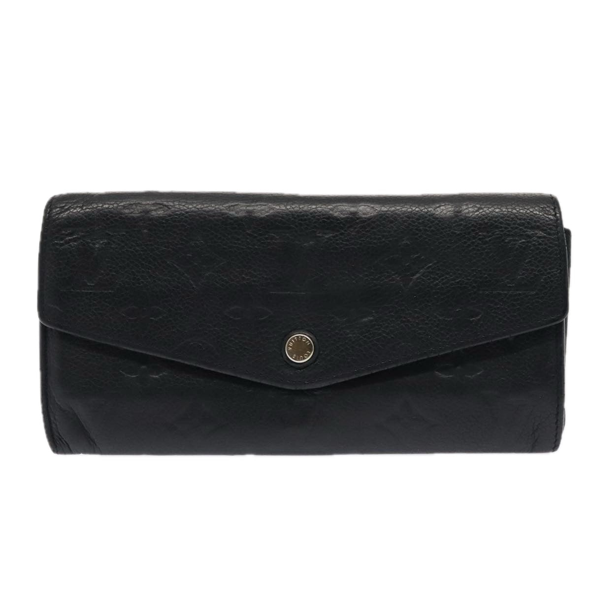 LOUIS VUITTON Empreinte Portefeuille Curieuse Wallet Black M60287 LV 88862