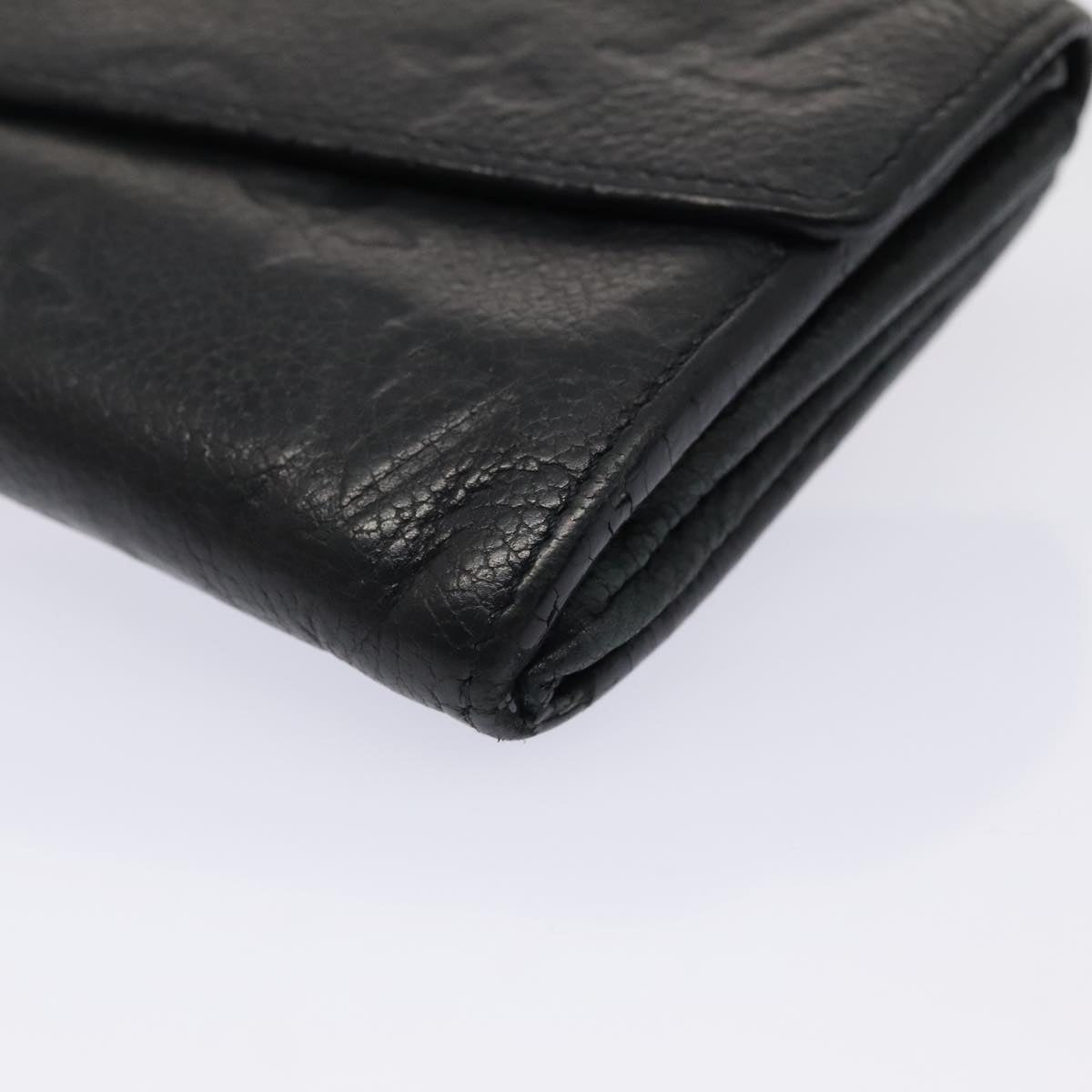 LOUIS VUITTON Empreinte Portefeuille Curieuse Wallet Black M60287 LV 88862