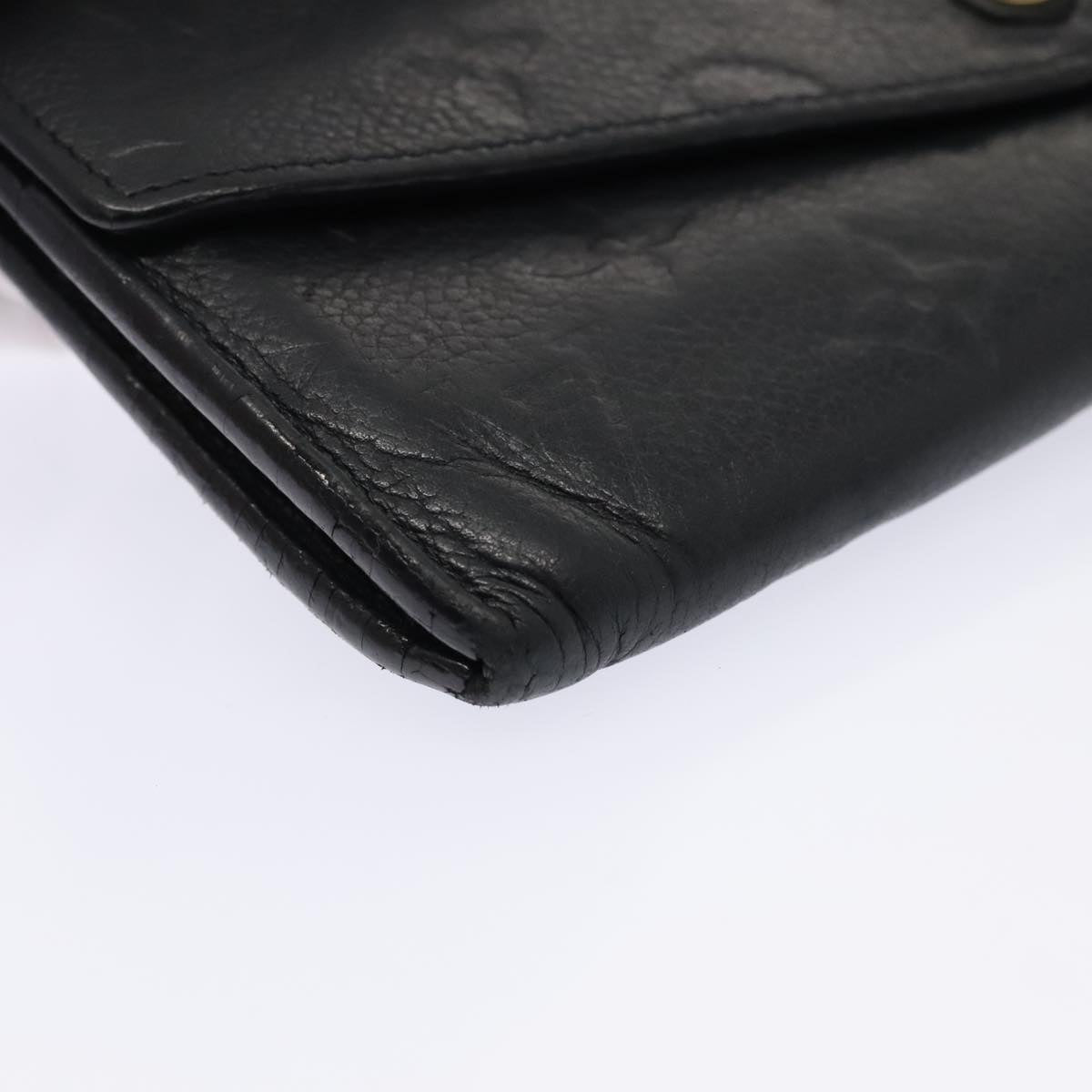 LOUIS VUITTON Empreinte Portefeuille Curieuse Wallet Black M60287 LV 88862
