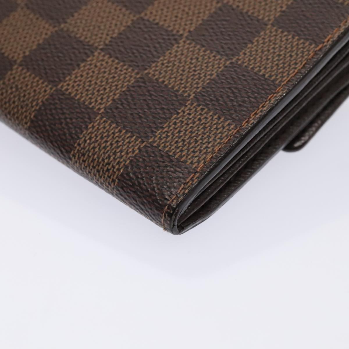 LOUIS VUITTON Damier Ebene Portefeuille Sarah Long Wallet N60491 LV 88866