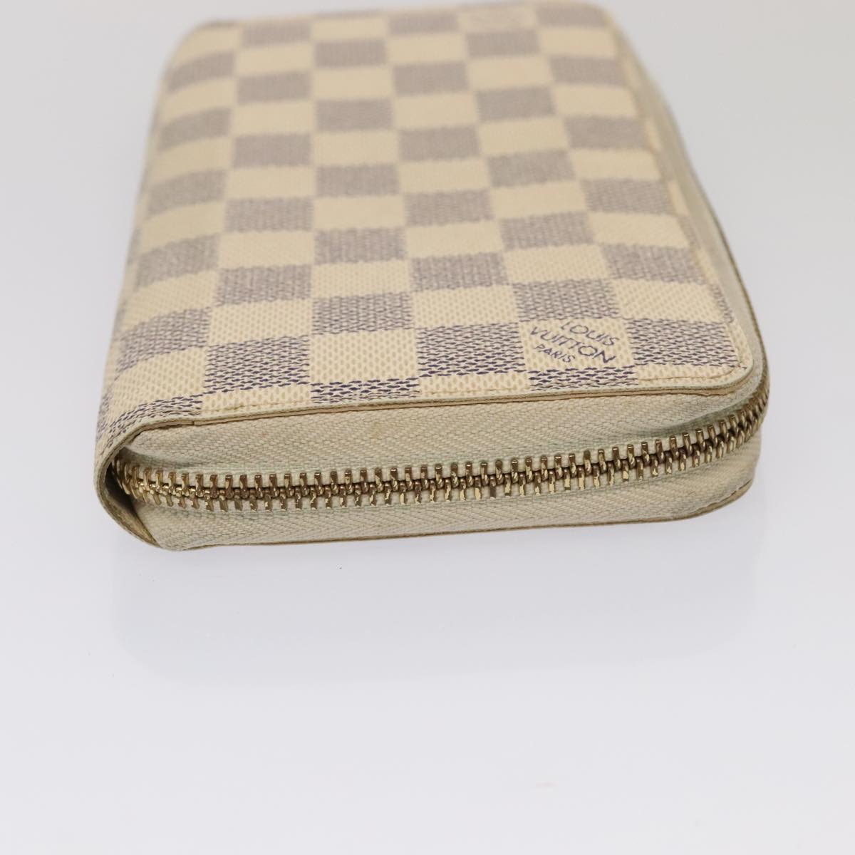 LOUIS VUITTON Damier Azur Zippy Wallet Long Wallet N60019 LV 88871