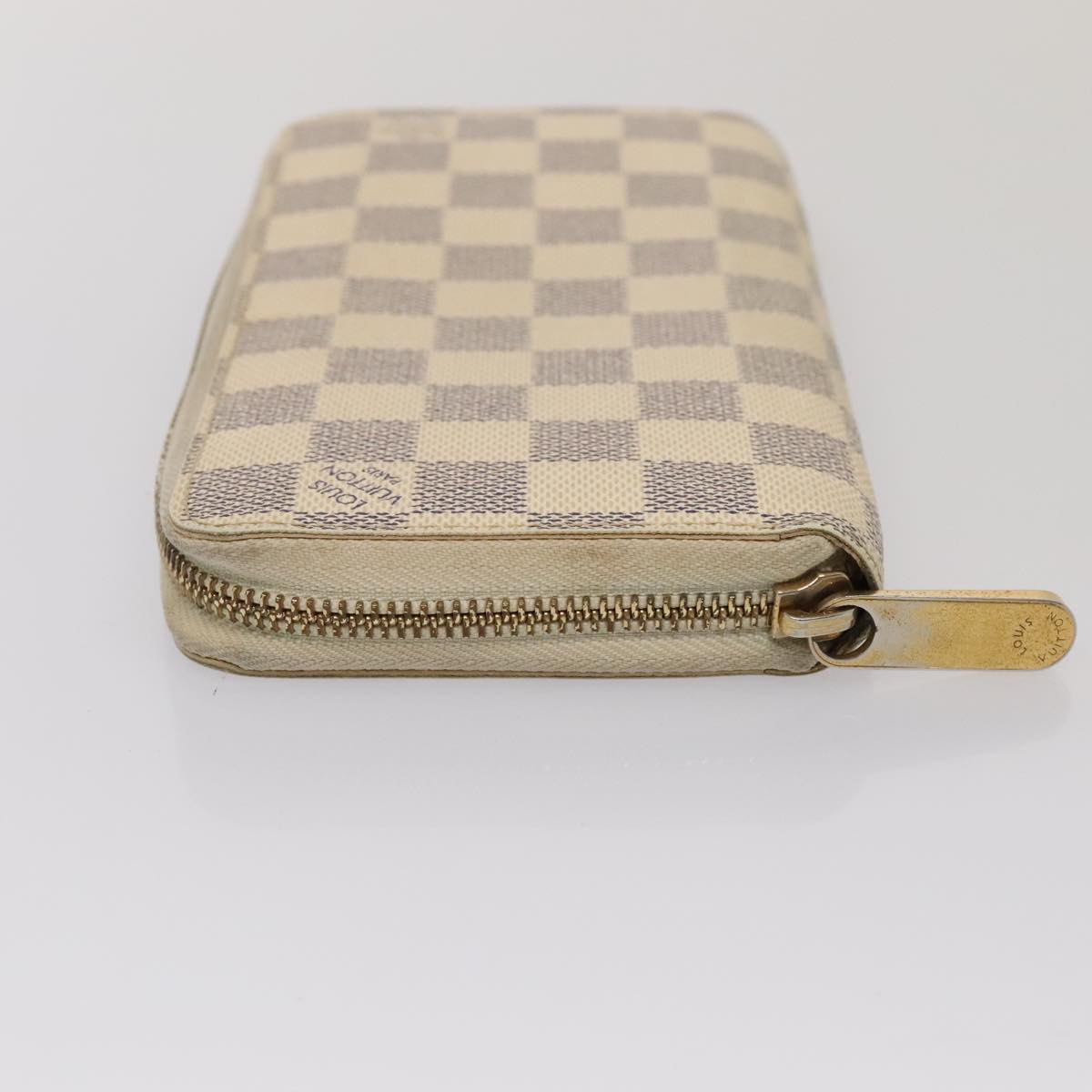LOUIS VUITTON Damier Azur Zippy Wallet Long Wallet N60019 LV 88871