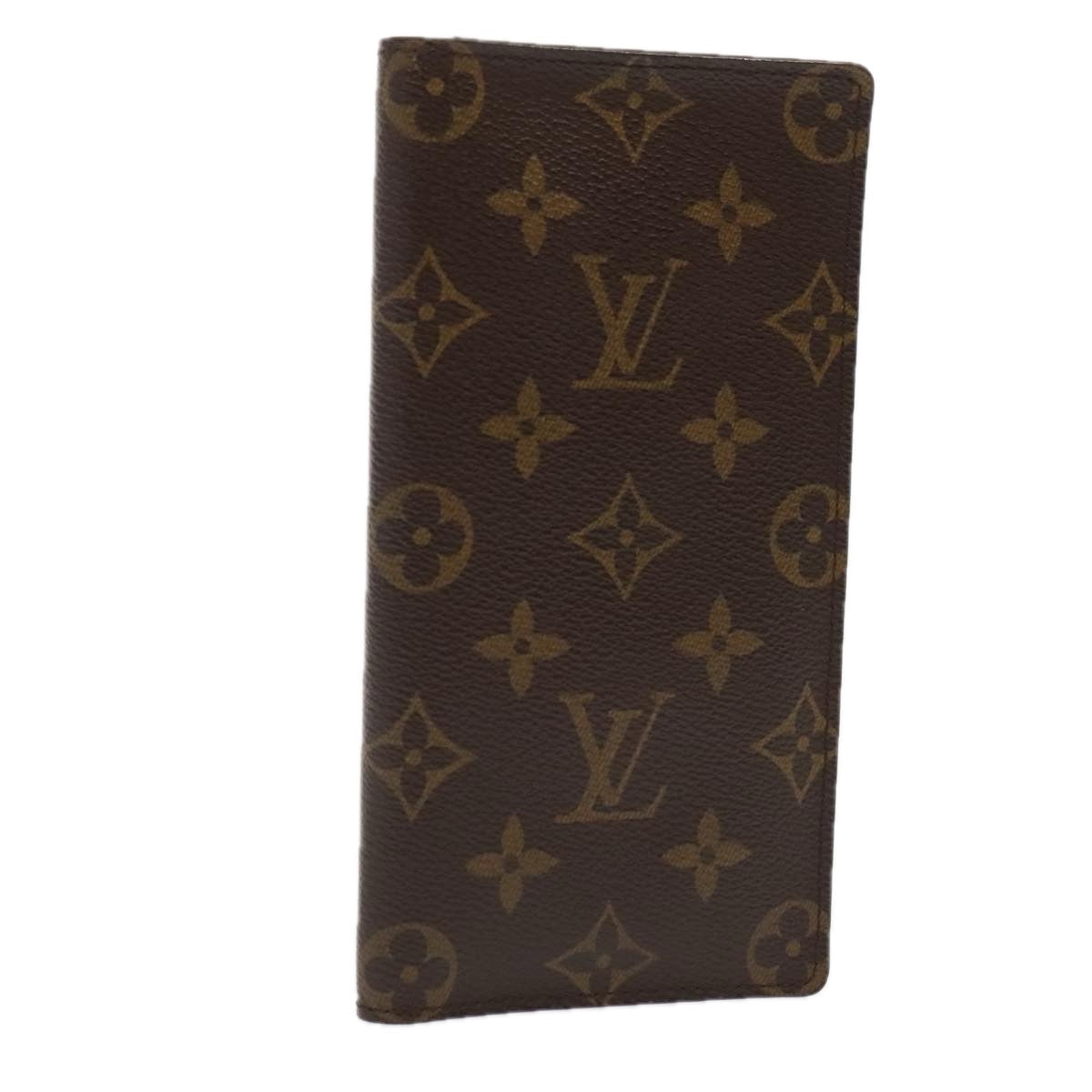 LOUIS VUITTON Monogram Porte Valeurs Cartes Credit Wallet M61823 LV 88877