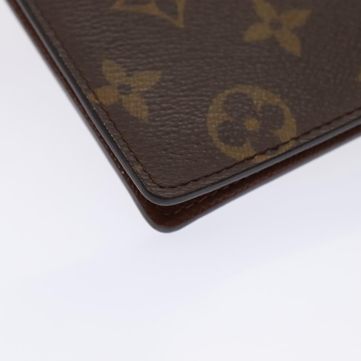 LOUIS VUITTON Monogram Porte Valeurs Cartes Credit Wallet M61823 LV 88877