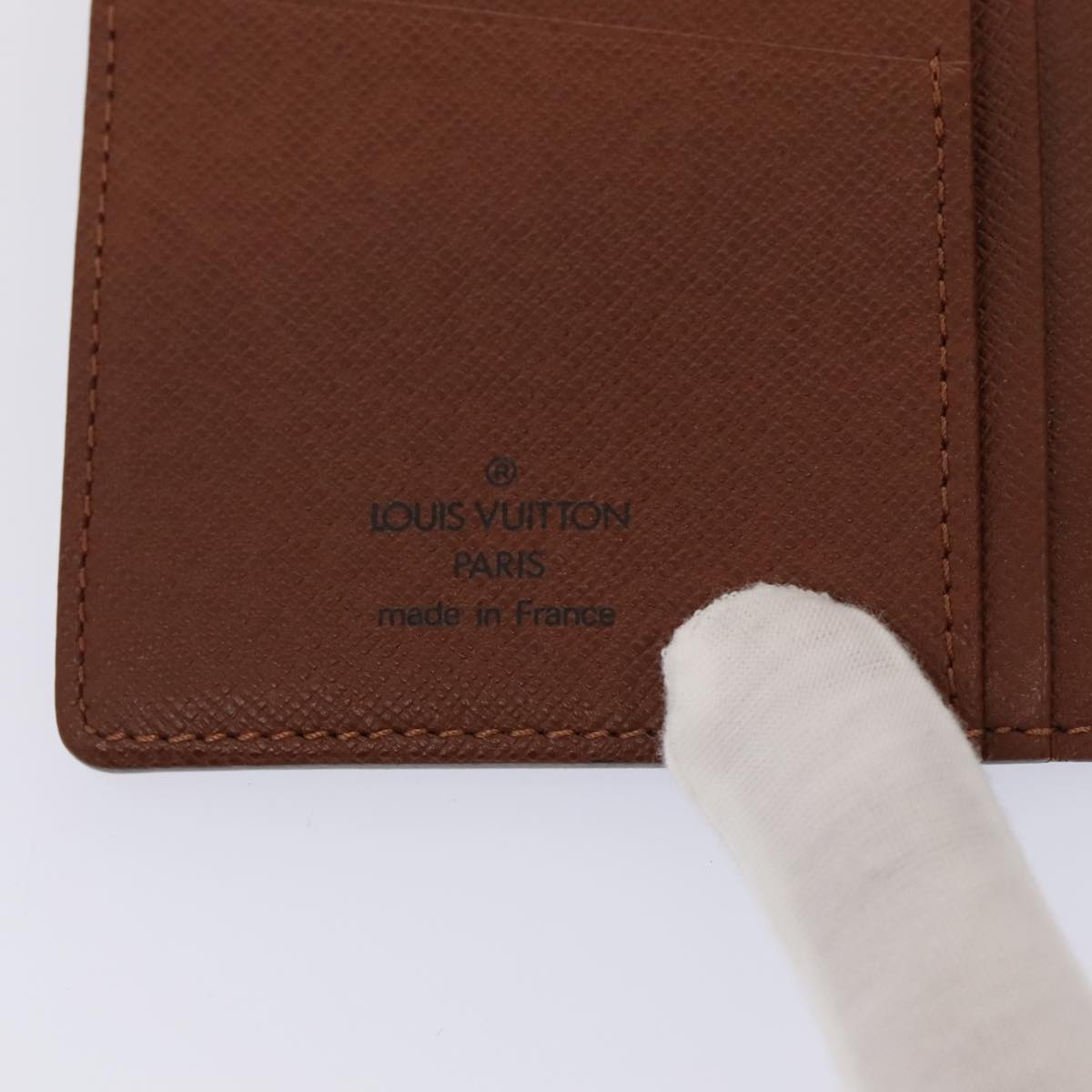 LOUIS VUITTON Monogram Porte Valeurs Cartes Credit Wallet M61823 LV 88877