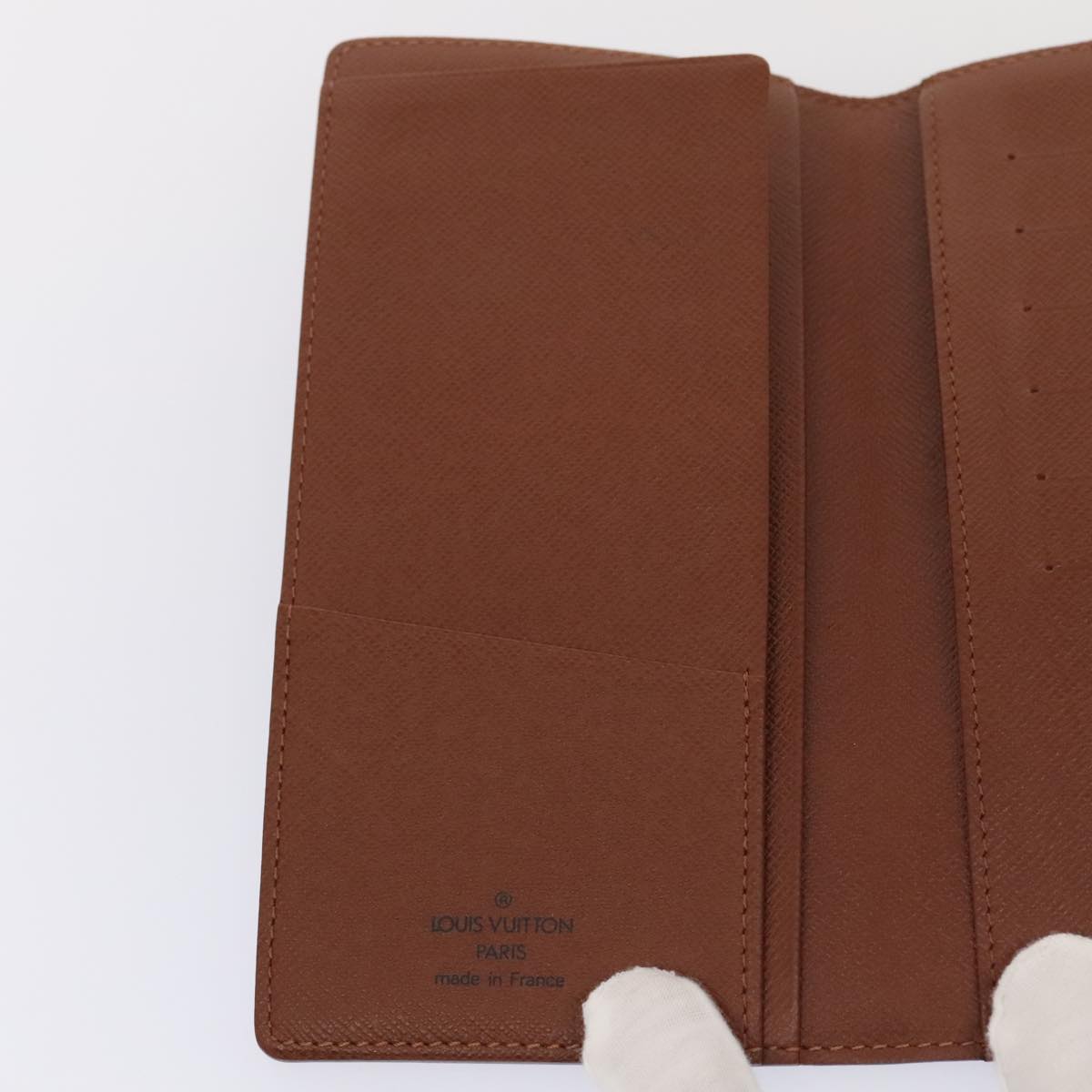 LOUIS VUITTON Monogram Porte Valeurs Cartes Credit Wallet M61823 LV 88877