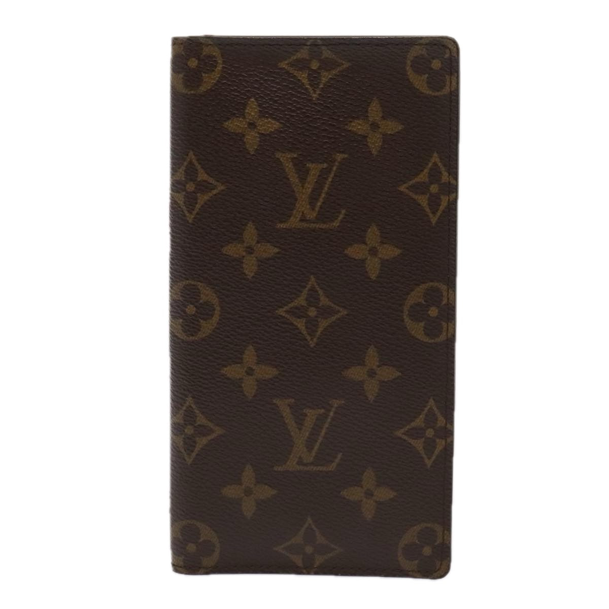 LOUIS VUITTON Monogram Porte Valeurs Cartes Credit Wallet M61823 LV 88877