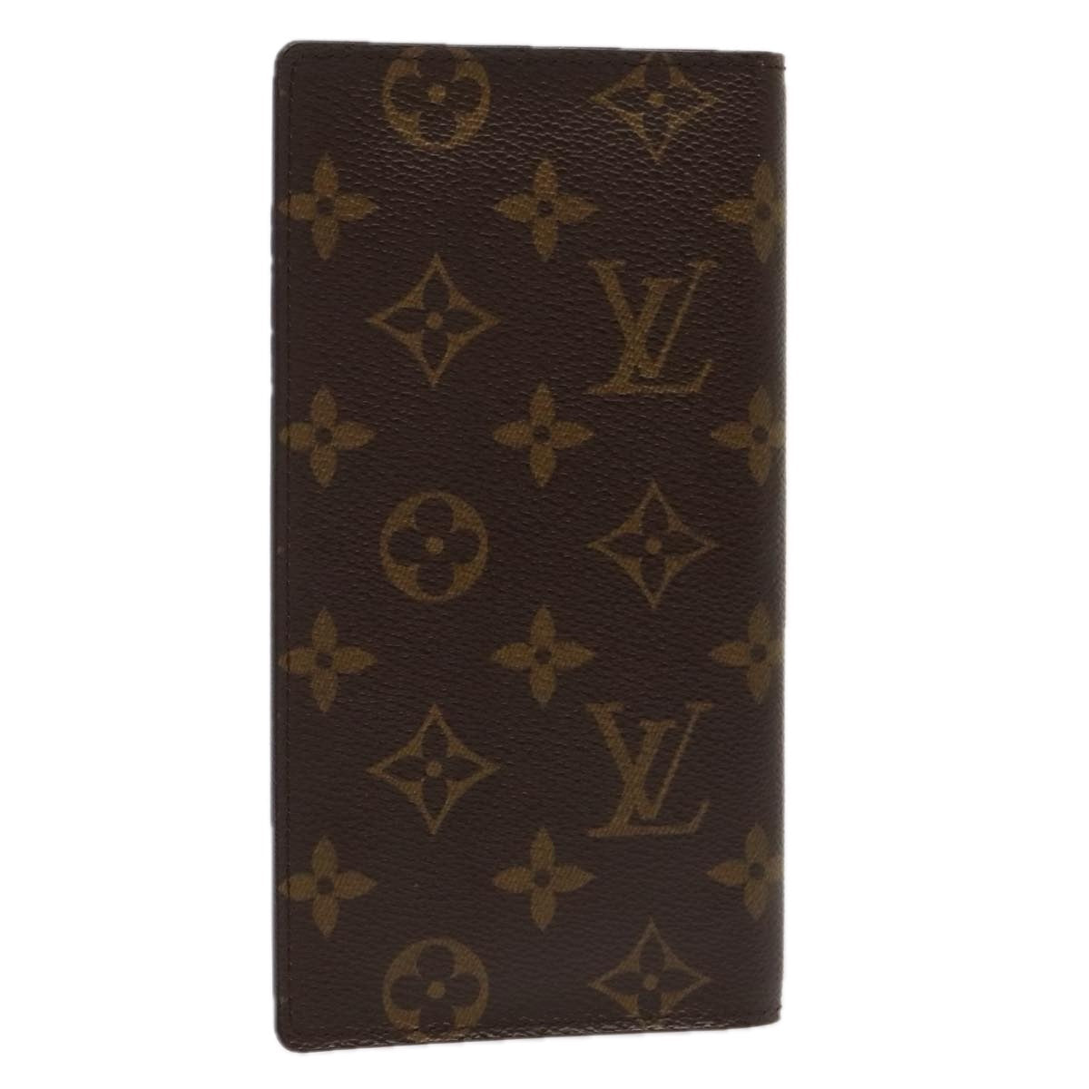LOUIS VUITTON Monogram Porte Valeurs Cartes Credit Wallet M61823 LV 88877