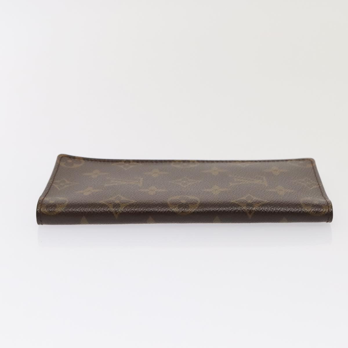 LOUIS VUITTON Monogram Porte Valeurs Cartes Credit Wallet M61823 LV 88877