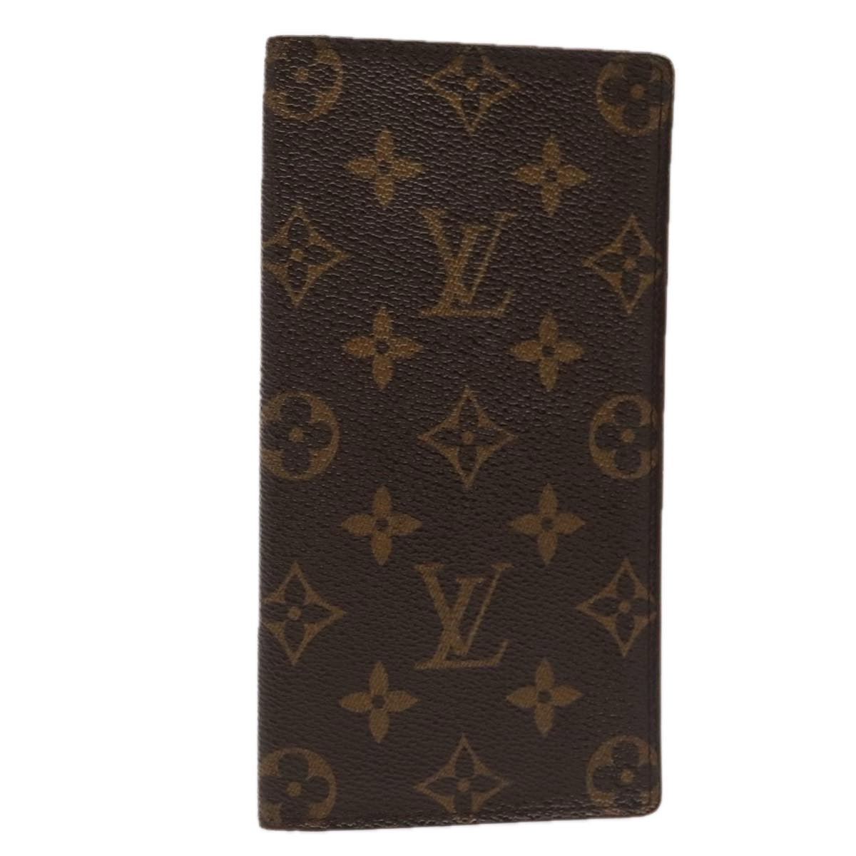 LOUIS VUITTON Monogram Porte Cartes Credit Billfold Wallet M60825 LV 88878