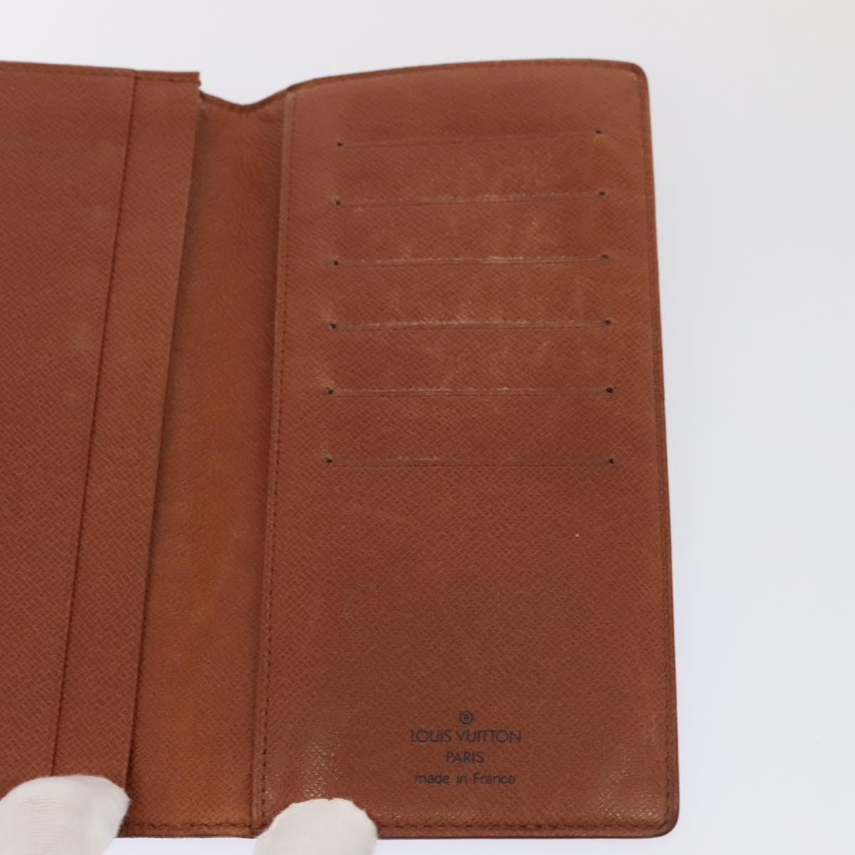 LOUIS VUITTON Monogram Porte Cartes Credit Billfold Wallet M60825 LV 88878