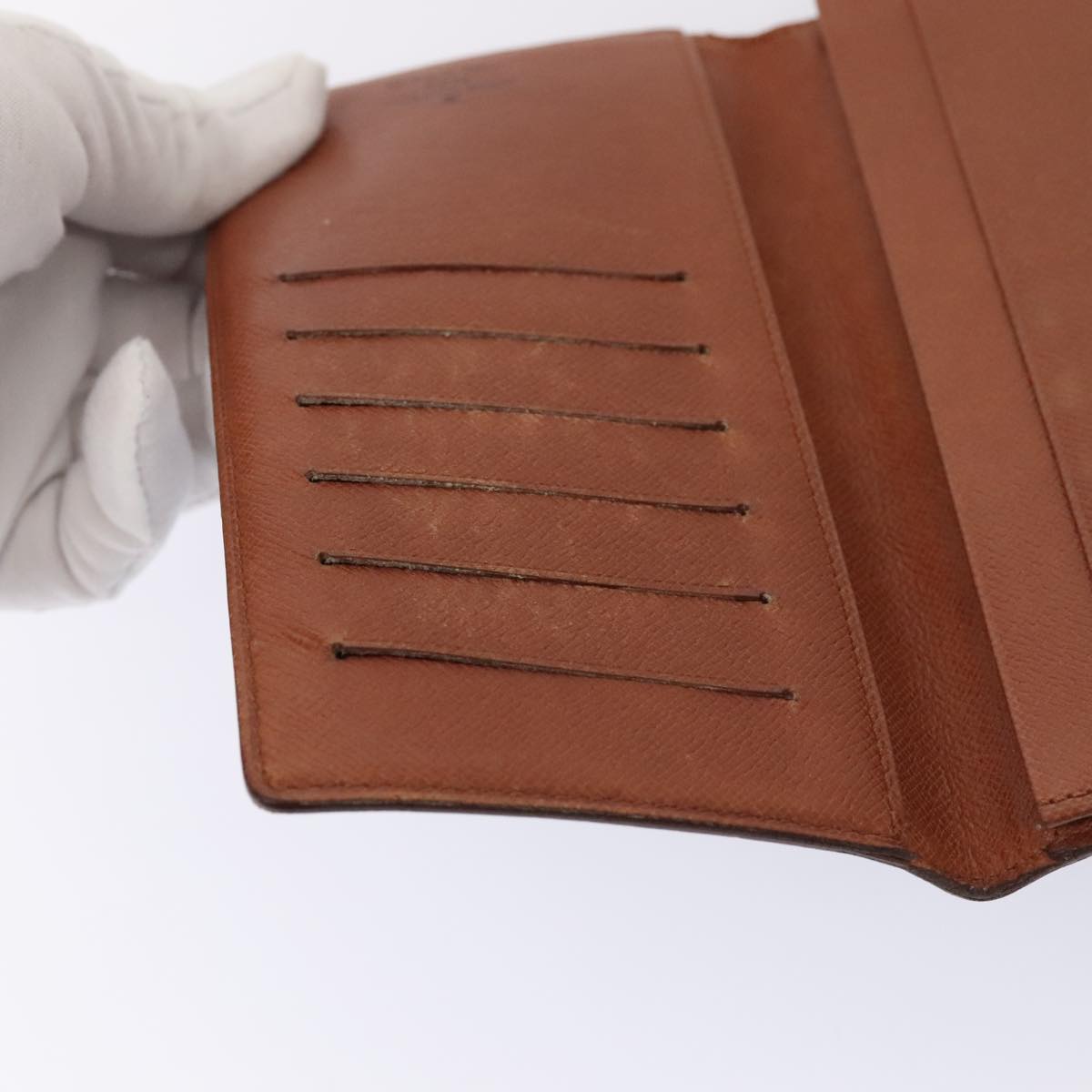 LOUIS VUITTON Monogram Porte Cartes Credit Billfold Wallet M60825 LV 88878