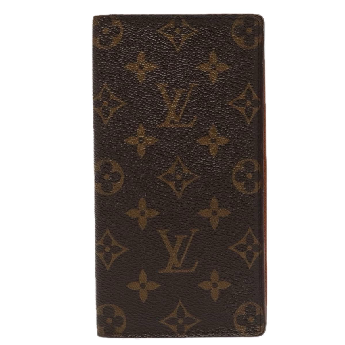 LOUIS VUITTON Monogram Porte Cartes Credit Billfold Wallet M60825 LV 88878