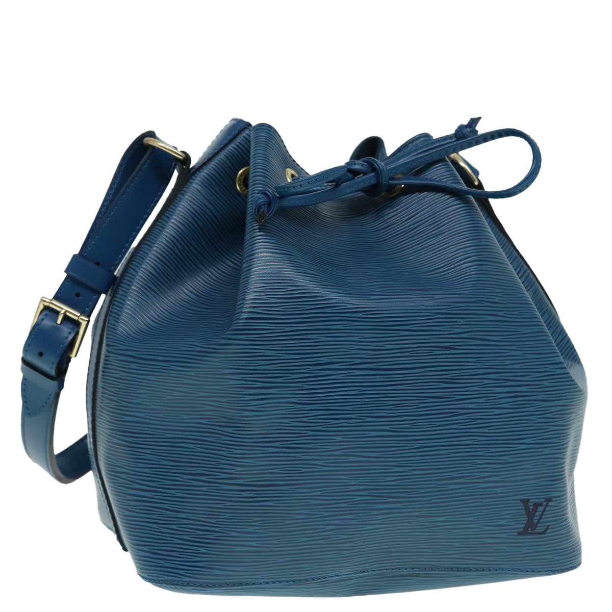 LOUIS VUITTON Epi Petit Noe Shoulder Bag Blue M44105 LV 88889