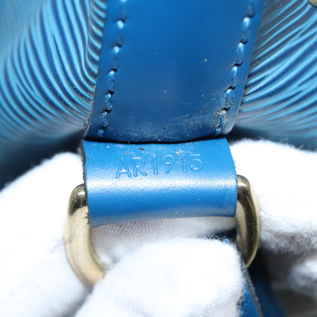 LOUIS VUITTON Epi Petit Noe Shoulder Bag Blue M44105 LV 88889