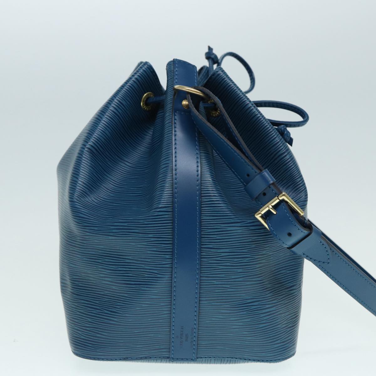 LOUIS VUITTON Epi Petit Noe Shoulder Bag Blue M44105 LV 88889