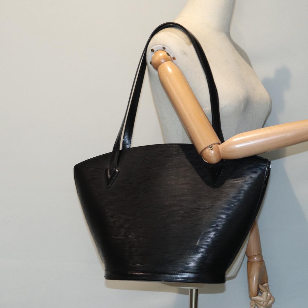 LOUIS VUITTON Epi Saint Jacques Shopping Shoulder Bag Black M52272 LV 88890