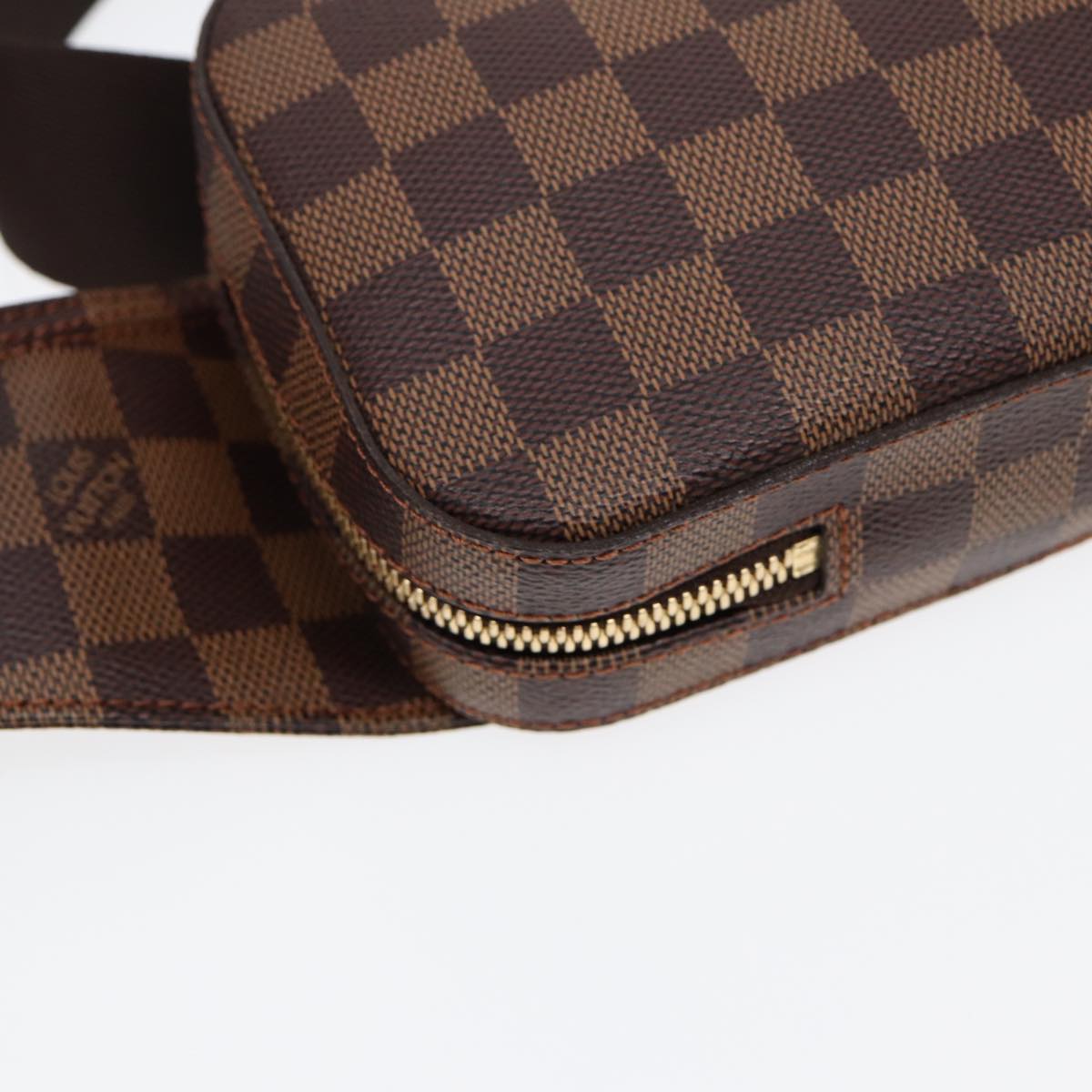 LOUIS VUITTON Damier Ebene Geronimos Shoulder Bag N51994 LV 88892A