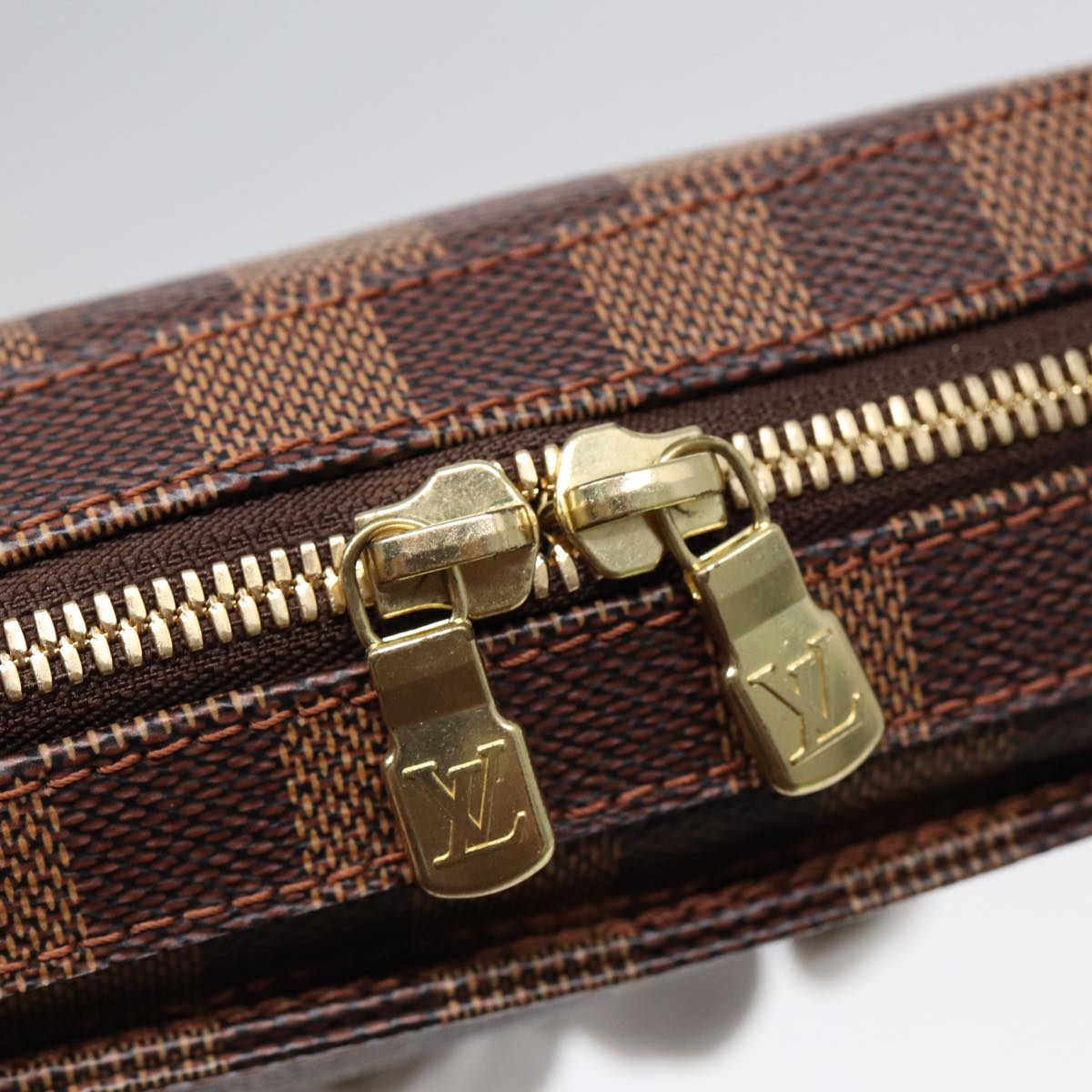 LOUIS VUITTON Damier Ebene Geronimos Shoulder Bag N51994 LV 88892A