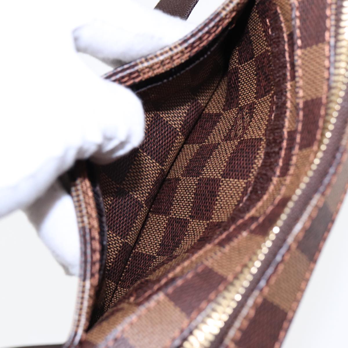 LOUIS VUITTON Damier Ebene Geronimos Shoulder Bag N51994 LV 88892A