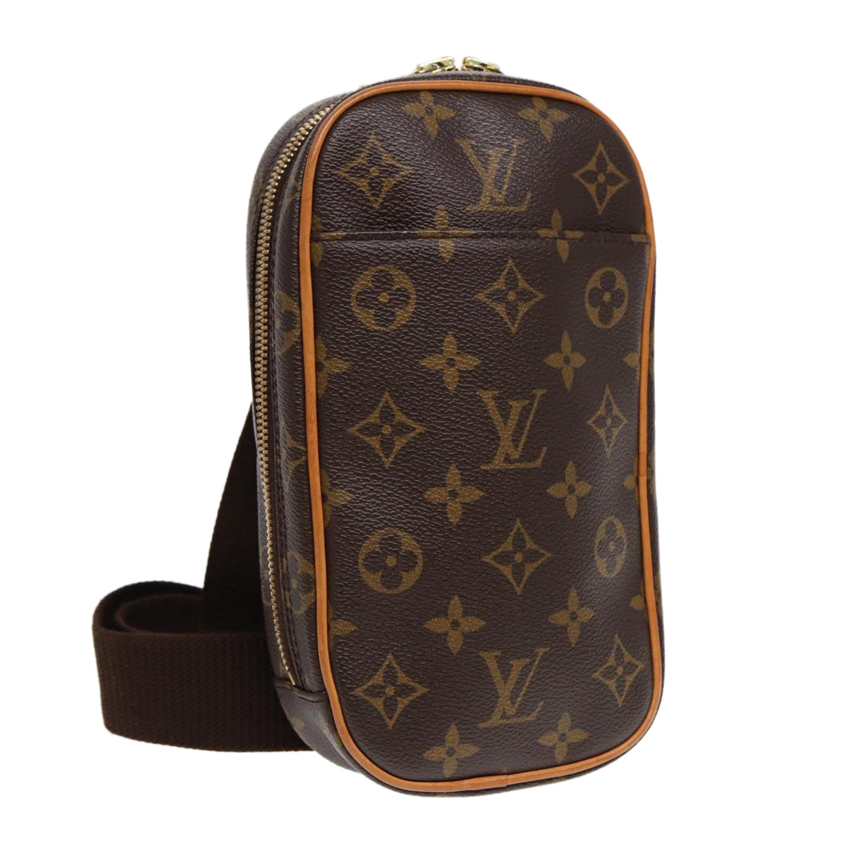 LOUIS VUITTON Monogram Pochette Gange Shoulder Bag M51870 LV 88900A