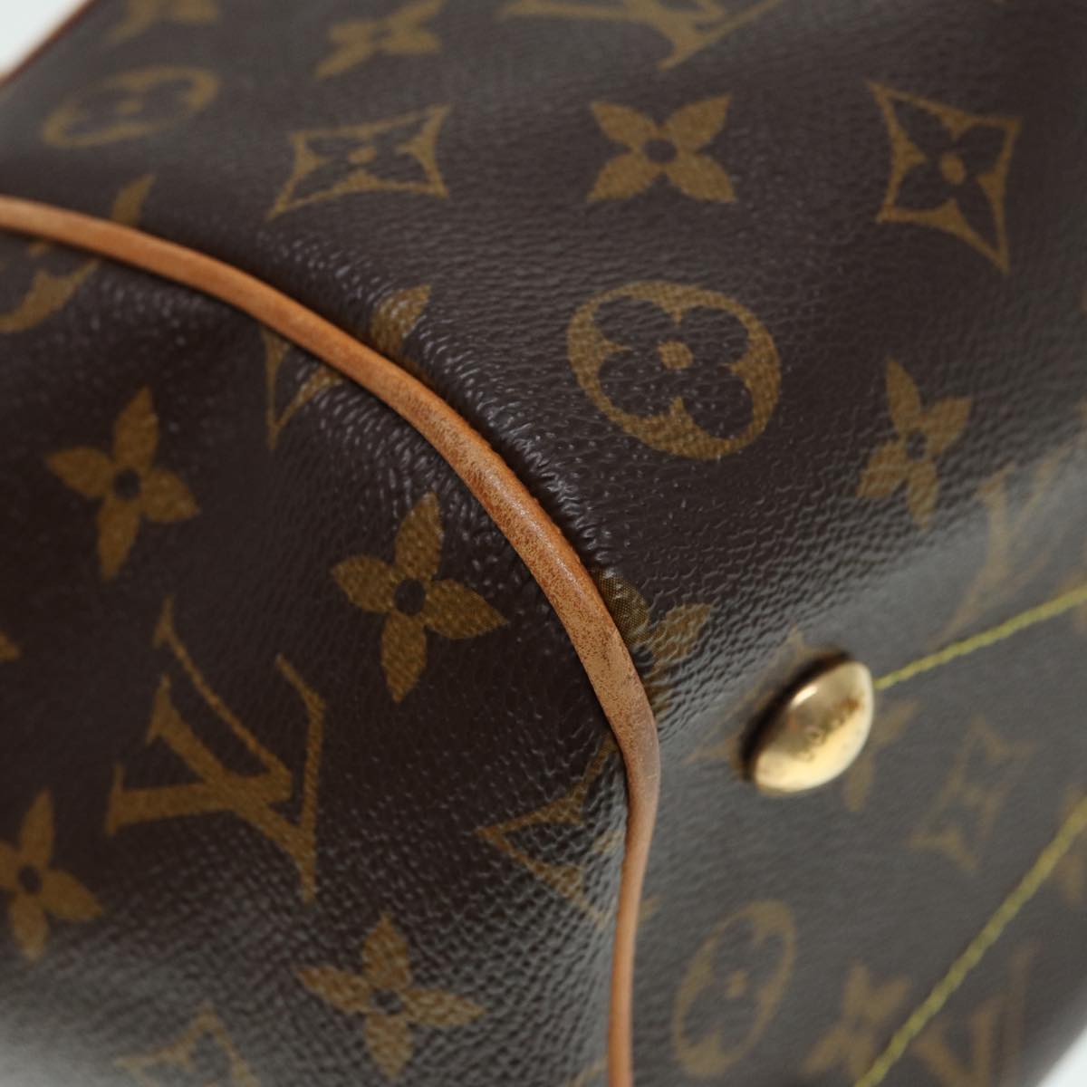 LOUIS VUITTON Monogram Tivori PM Hand Bag M40143 LV 88914