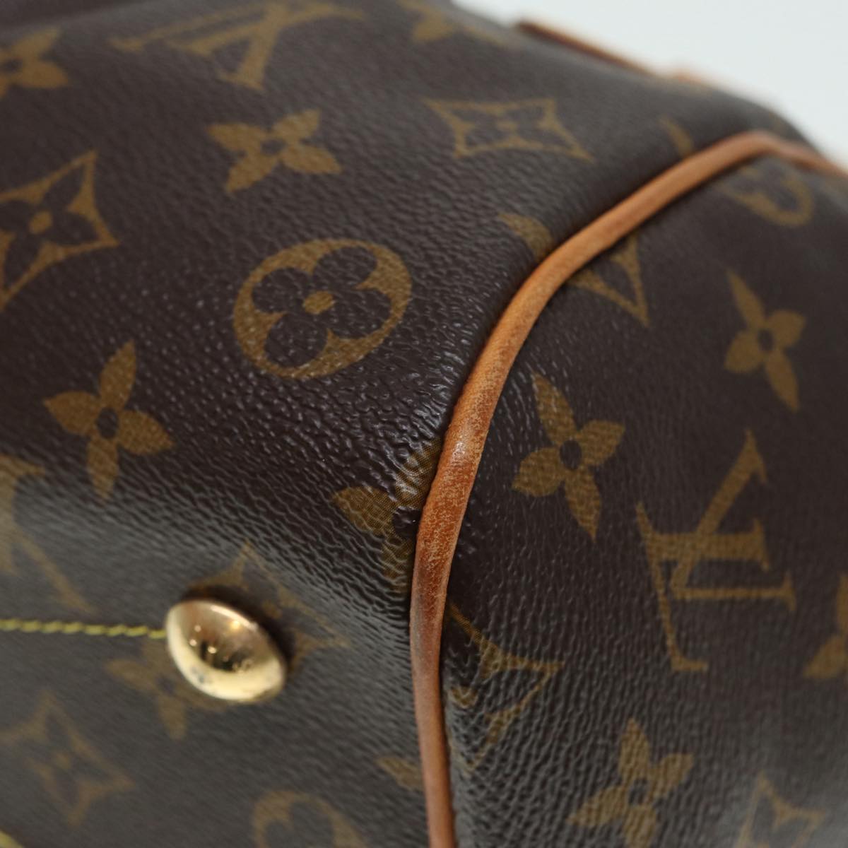LOUIS VUITTON Monogram Tivori PM Hand Bag M40143 LV 88914