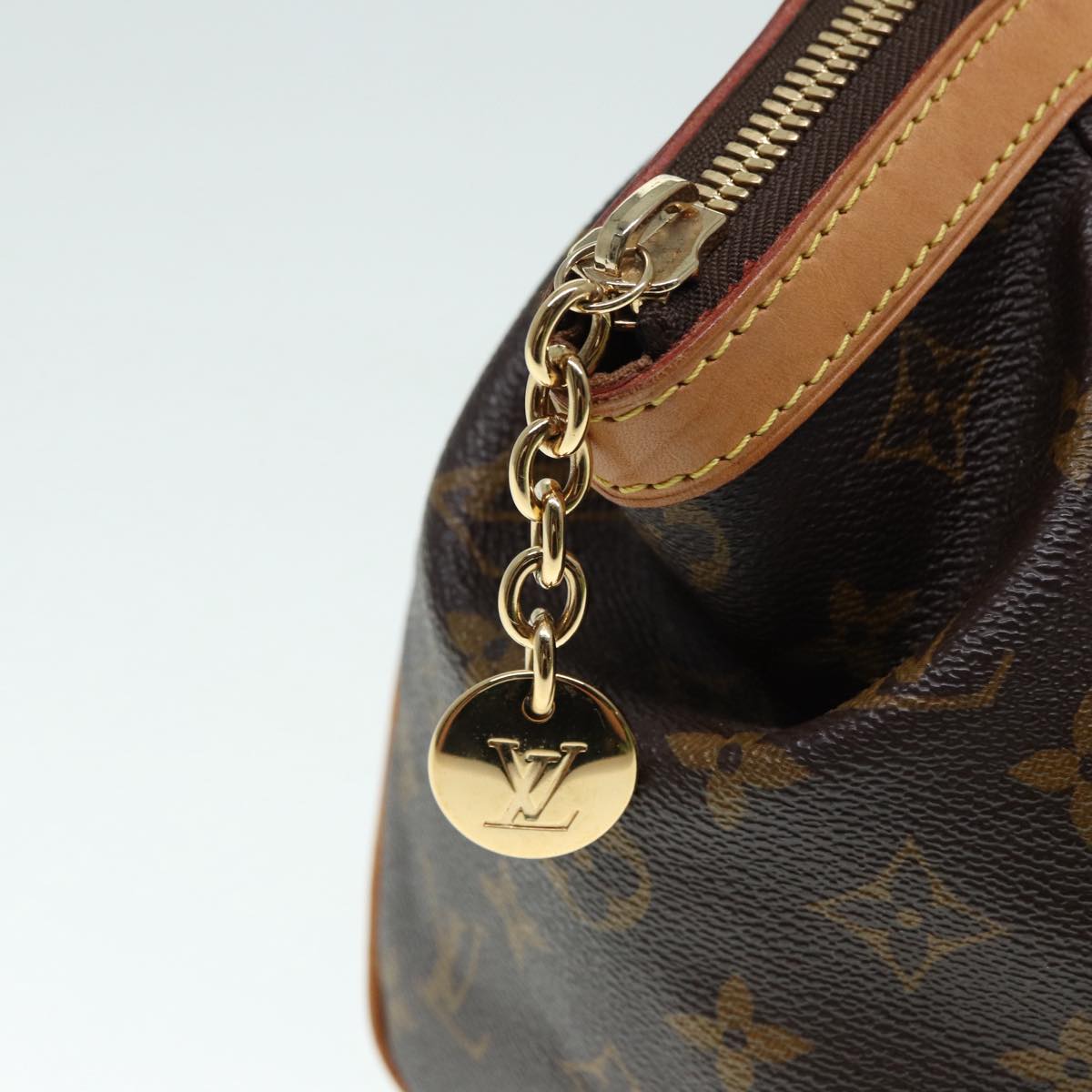 LOUIS VUITTON Monogram Tivori PM Hand Bag M40143 LV 88914