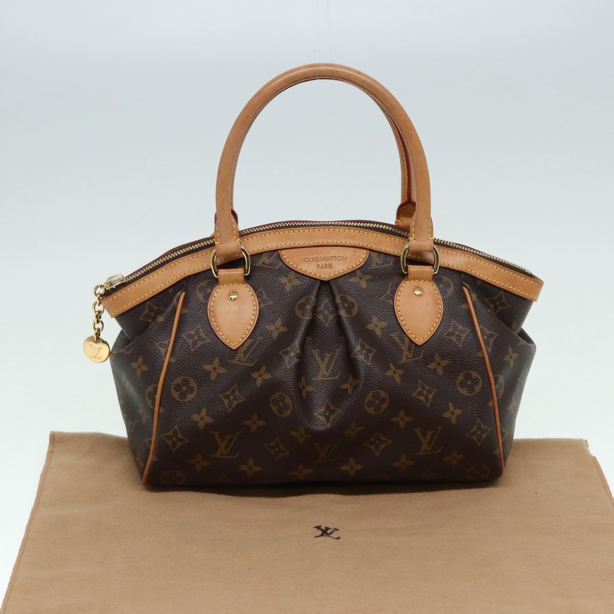 LOUIS VUITTON Monogram Tivori PM Hand Bag M40143 LV 88914