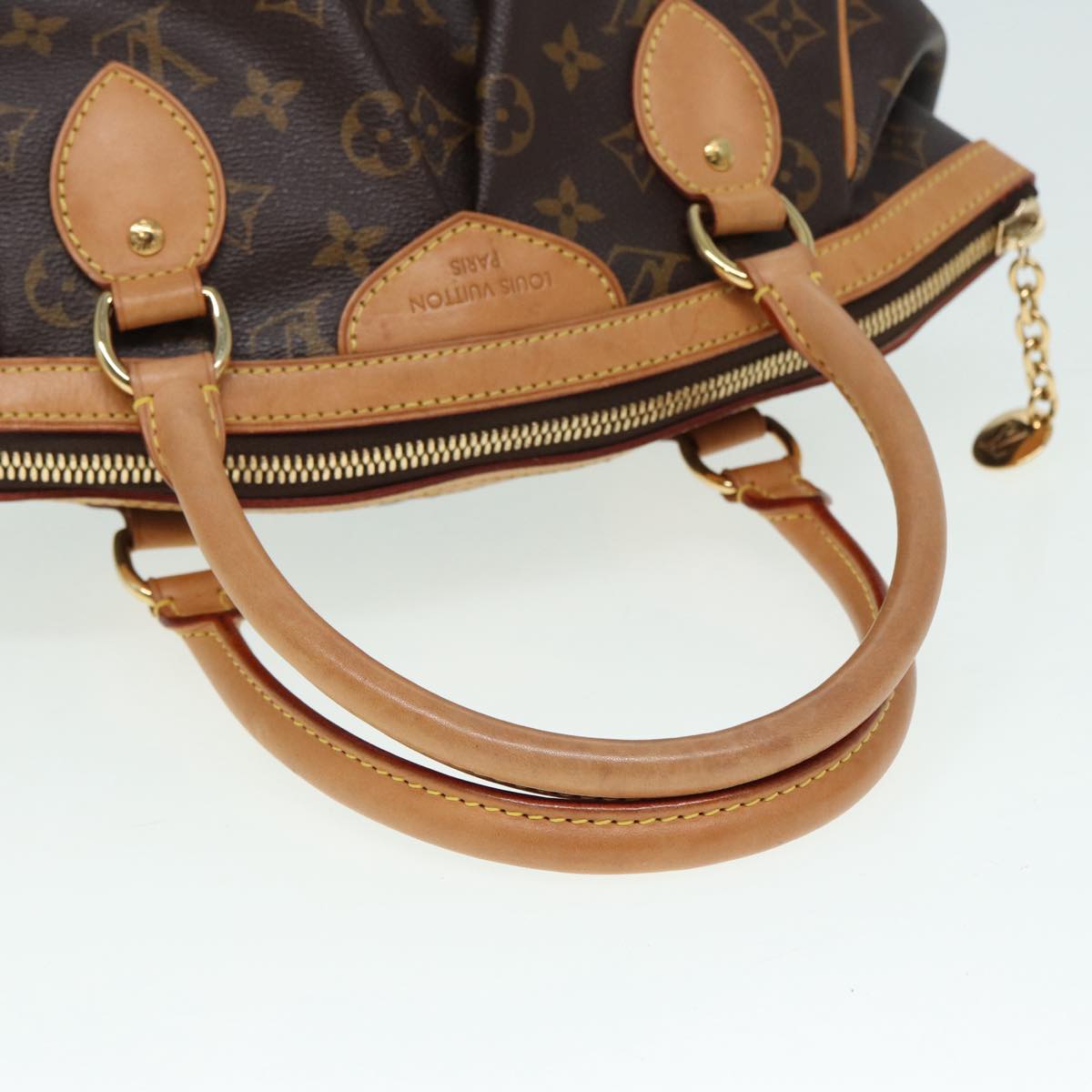 LOUIS VUITTON Monogram Tivori PM Hand Bag M40143 LV 88914